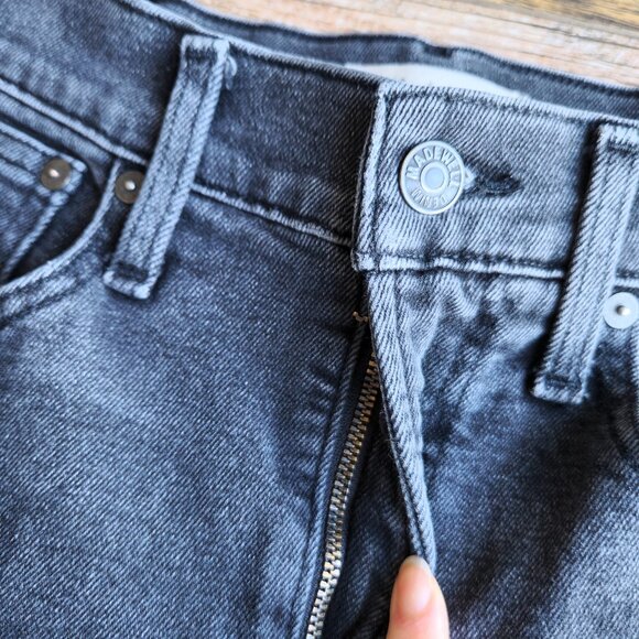 Madewell The Perfect Vintage Jeans High Rise Stretch Lunar Wash Black - Picture 5 of 10